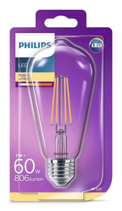 LED CLASSIC 60W ST64 E27 WW