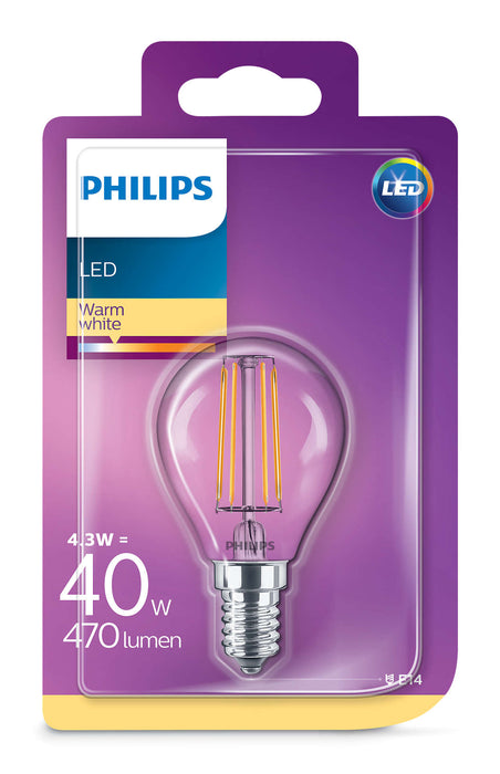 LED CLASSIQUE 40W P45 E14 WW