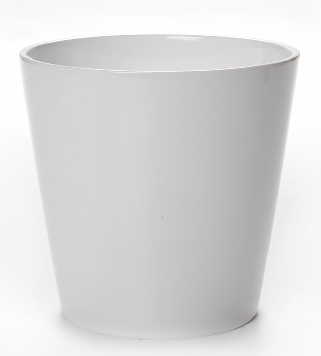 BLOEMPOT AARDEWERK DIA 7 H6.5CM WIT