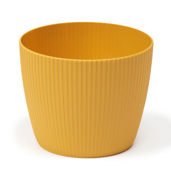 BLOEMPOT D30 H25CM JUMPER MOSTERD