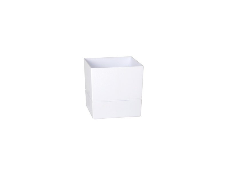 POT DE FLEURS AQUADUO D24.3X24.3 7L BLANC IVOIRE