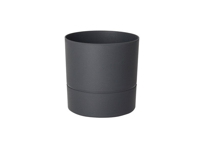 BLOEMPOT AQUADUO D19,3X19,3 3,5L ANTRACIET
