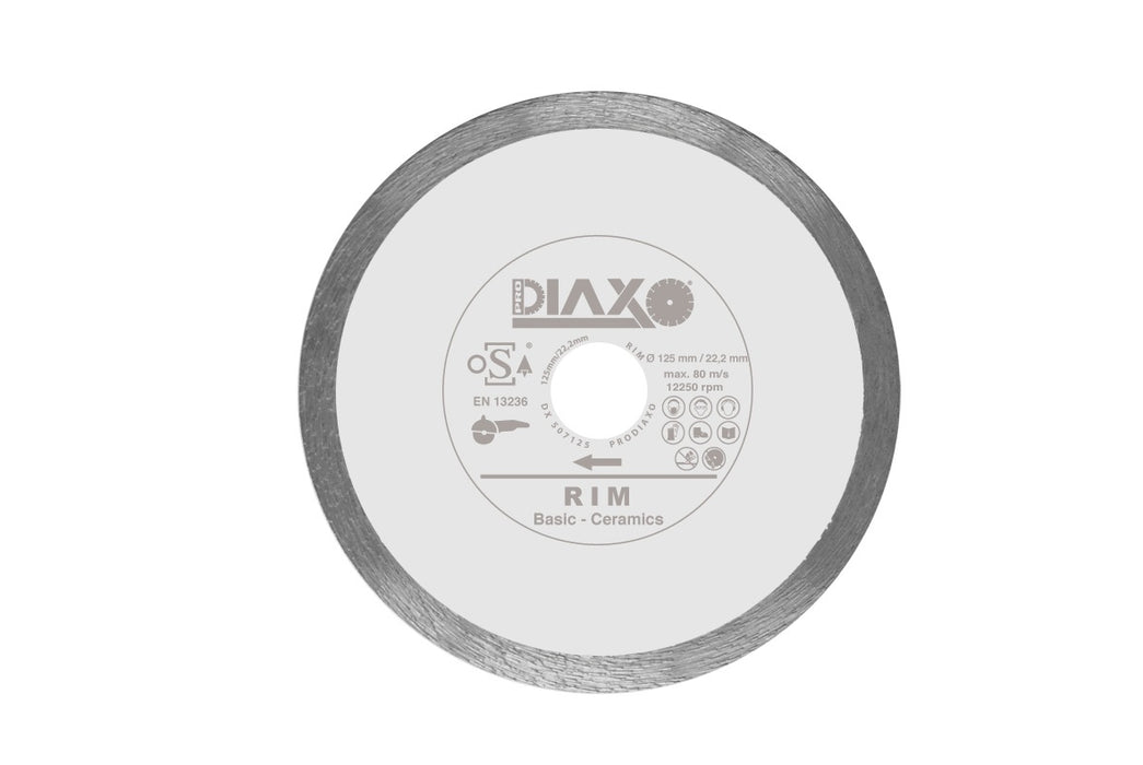 125X22.2MM PRODIAXO RIM BASIC CERAMICS