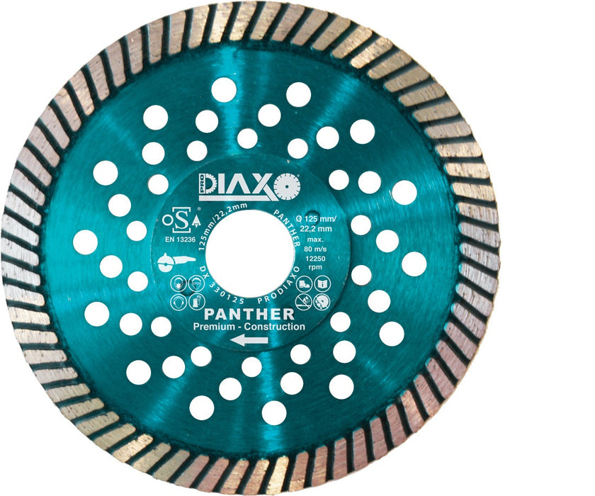 125MMX22.2MM PRODIAXO PANTHER PREMIUM CONSTRUCTION