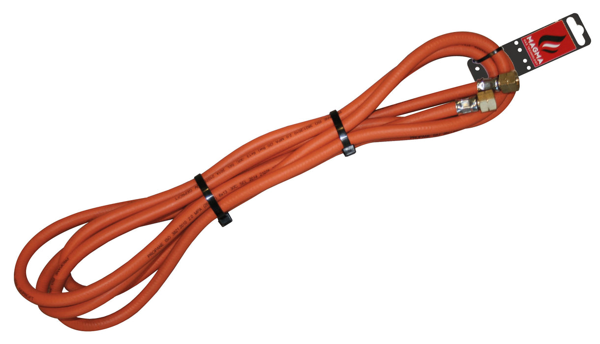 TUYAU GAZ 10M - 6,3MM AVEC RACCORDS 3/8L