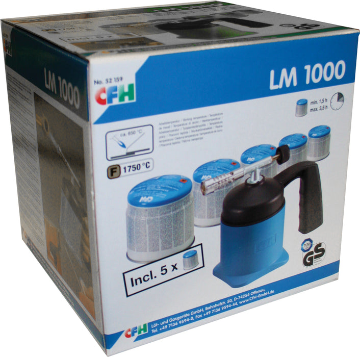 SOLDEERLAMP LM 1000+5 PATRONEN