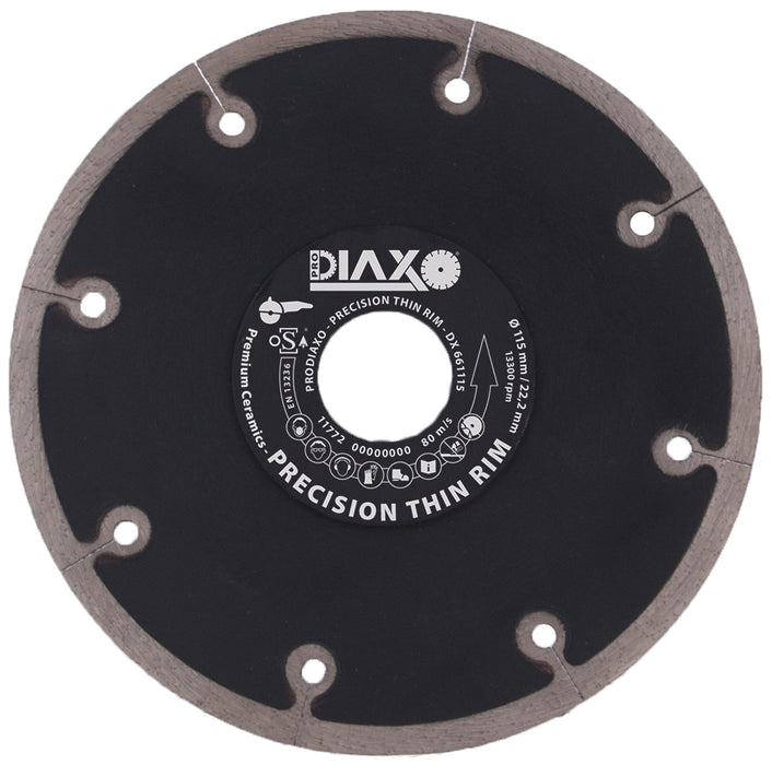 PRODIAXO PRECISION 'NEW' THIN RIM (SLOT) - 125 X 22,2 MM / PREMIU