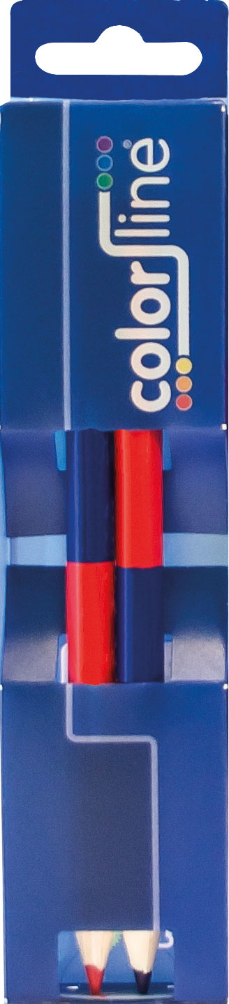 DUOMARKER PRO 425 - blauw/rood 17,5 cm - prijs per 2 stuks