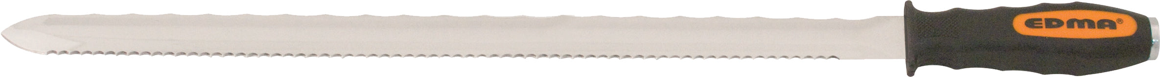 Couteau isolant à double denture, avec revêtement symétrique bi-matière