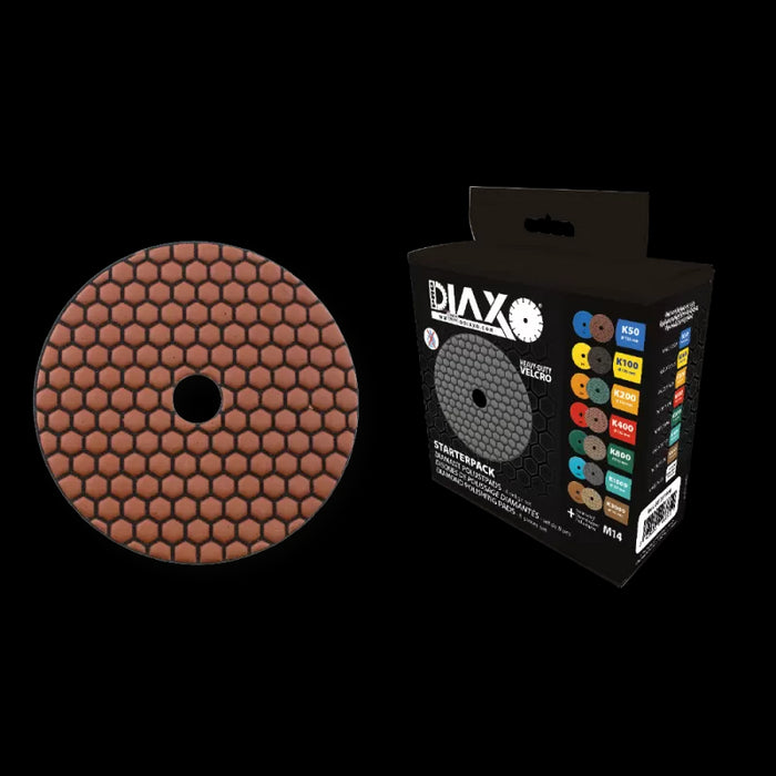 PRODIAXO DIAMOND PAD SEC - DIAM. 125MM - GRAINS 800 / PREMIUM