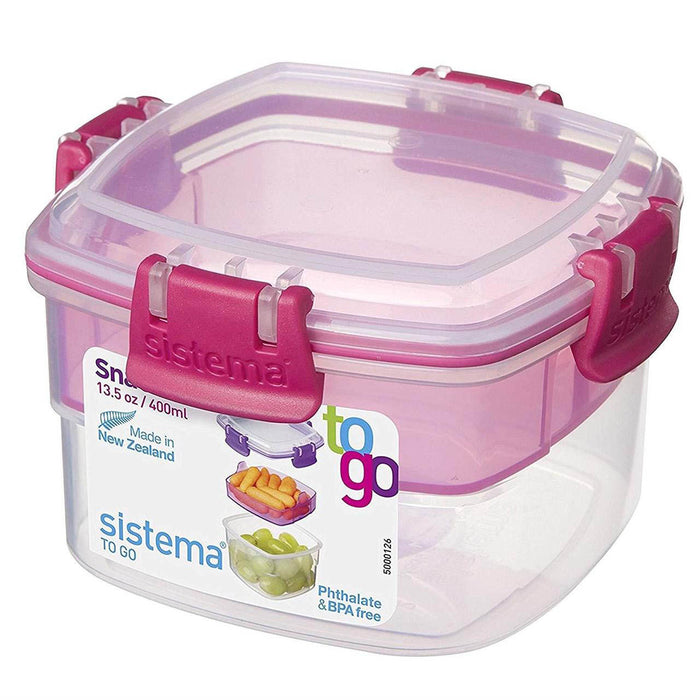 SISTEMA TO GO SNACK BOX SNACKS 400ML (6 ASS.)