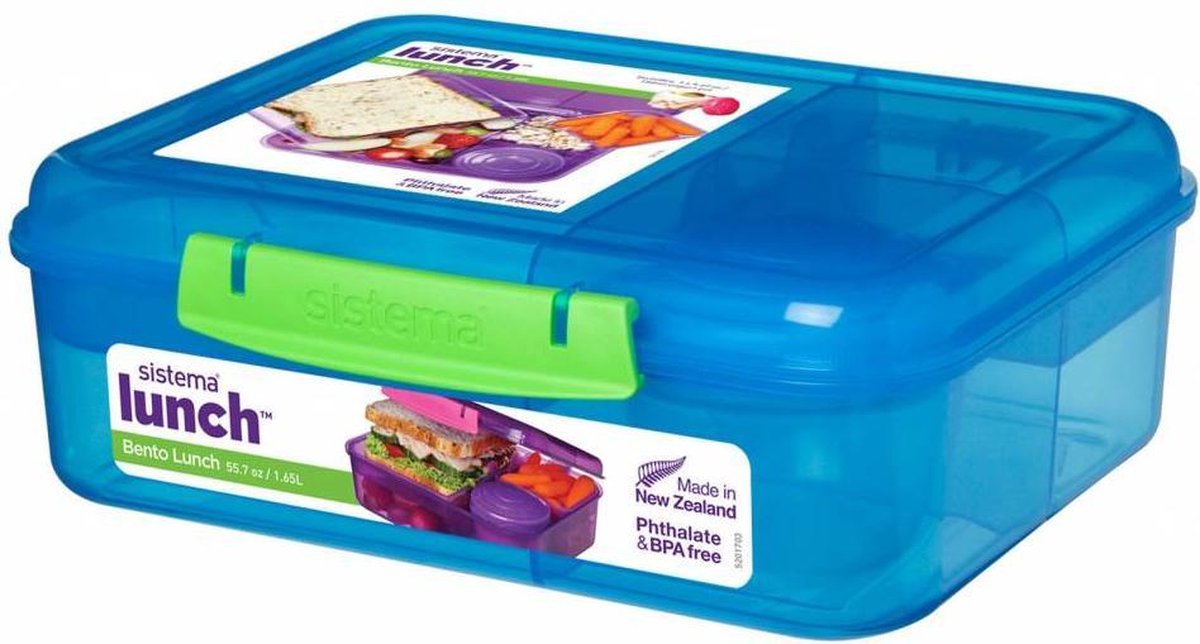 SISTEMA TRENDS LUNCH BENTO LUNCHBOX 4 COMPART