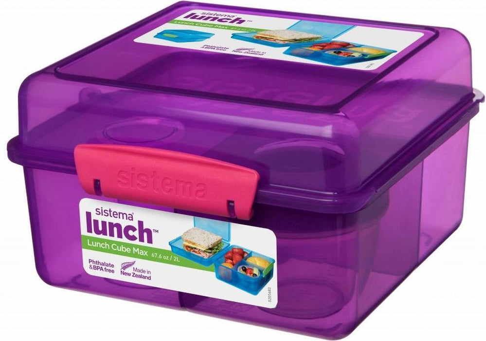 SISTEMA TRENDS LUNCH LUNCHBOX CUBE MAX MET YOGHURTPOTJE 2L