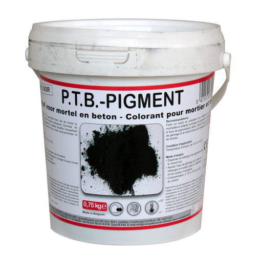 PTB-PIGMENT ZWART 0.75KG