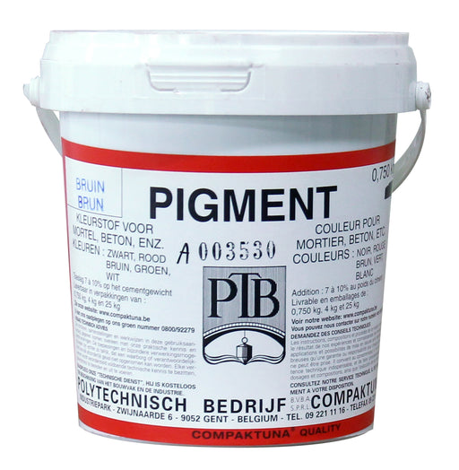PTB-PIGMENT BRUIN 0.75KG