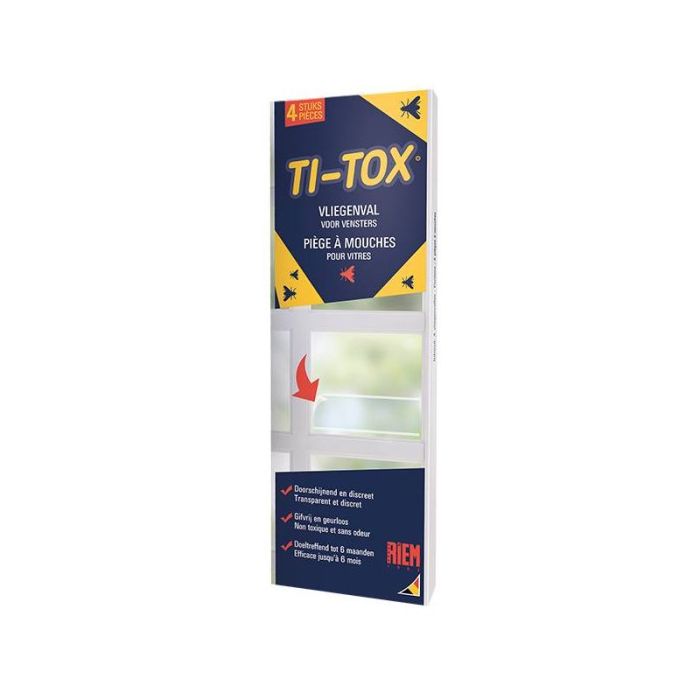 TI-TOX VLIEGENVAL / PIEGE A MOUCHES - TRANSPARANT / TRANSPARENT 4