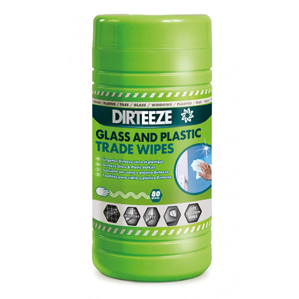 LINGETTES DIRTEZE POUR VERRE ET PLASTIQUE