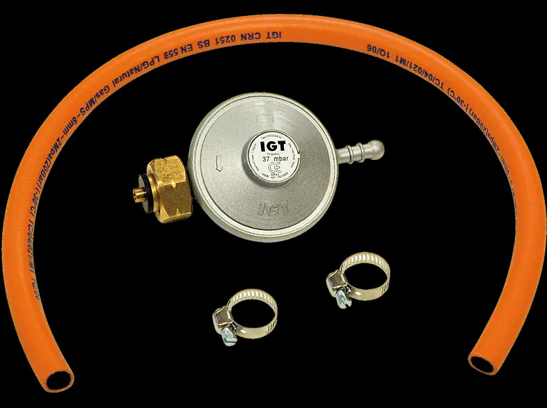 BARBECOOK GASREGULATOR BELGIE EN LUXEMBURG MET SLANG 37MBAR