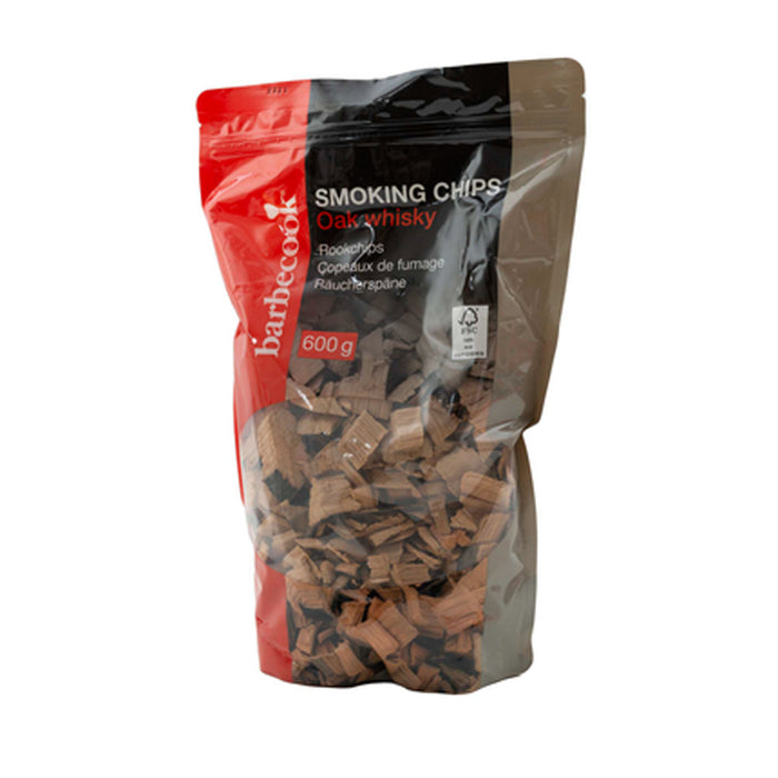 BARBECOOK ROOKCHIPS EIK WHISKY 600G (6ST./DISP.)