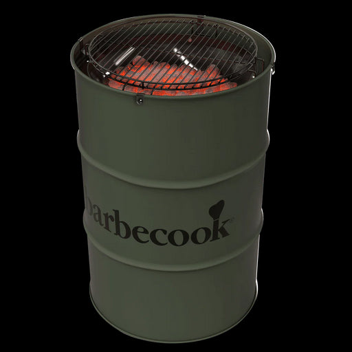 BARBECOOK EDSON HOUTSKOOLBARBECUE ARMY GREEN &#216; 47.5CM H 90CM