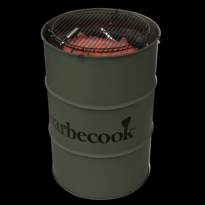 BARBECUE À CHARBON EDSON BARBECOOK VERT ARMÉE Ø 47,5CM H 90CM