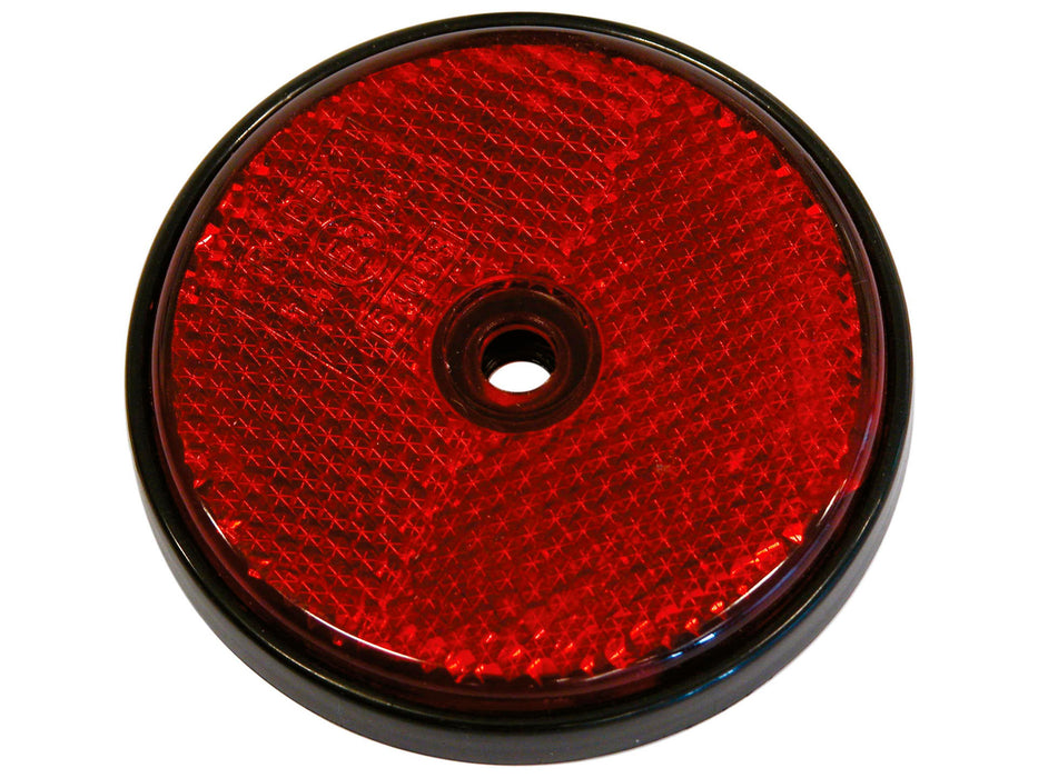 REFL.ROND 70MM ROUGE 2PCS