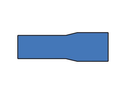 KABELVERBINDERS 549 BLAUW 10ST