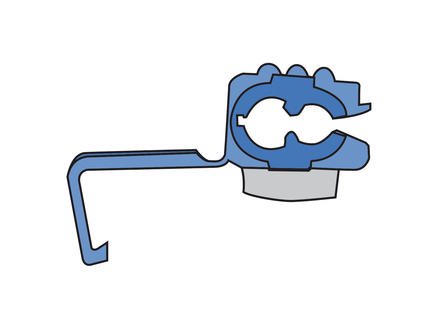 CONNECTEURS DE CÂBLE 1560 BLEU 5PCS