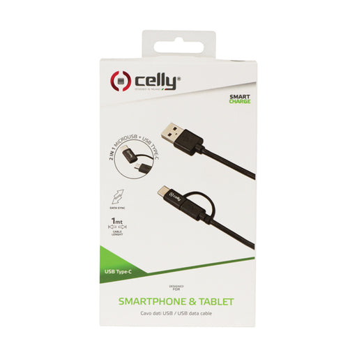 CELLY KABEL MICRO USB-C ADAPTER