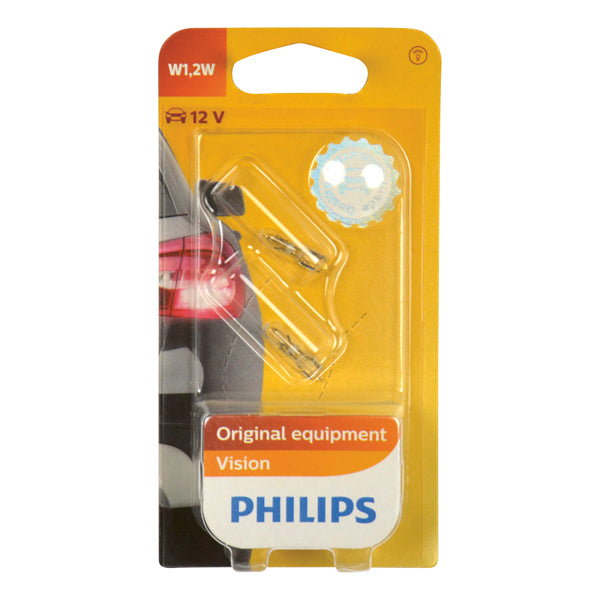 PHILIPS 12516B2 1,2W T5 BASE COIN PREMIUM 12V