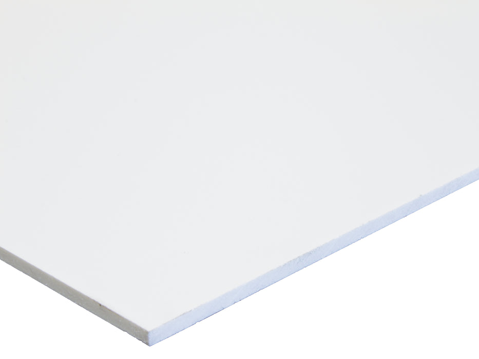 PLAQUE SCAFOAM PVC 3MM BLANCHE 0,5X0,5M