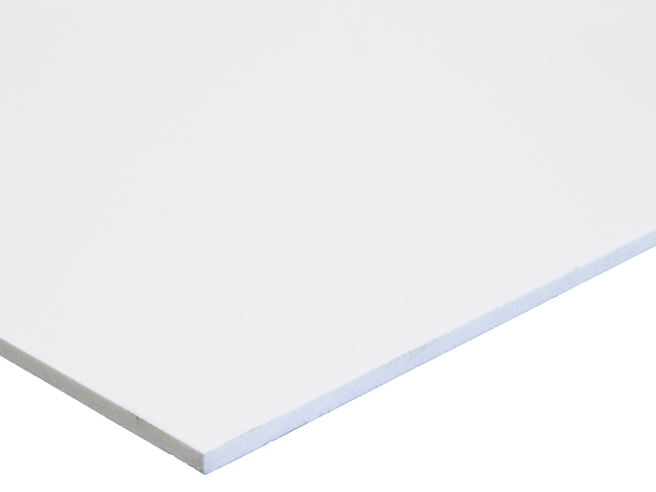 PLAQUE SCAFOAM PVC 3MM BLANCHE 1X1M