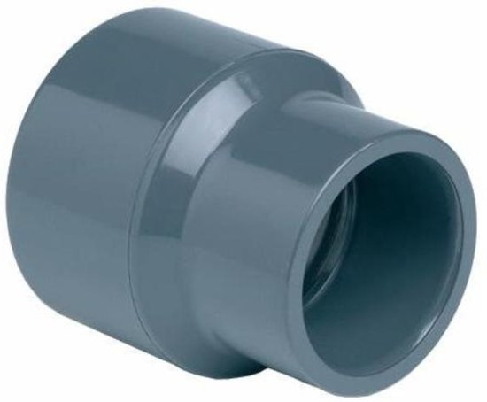 VERLOOPSOK LIJMMOF PVC LB D.GRIJS 32MM*25MM