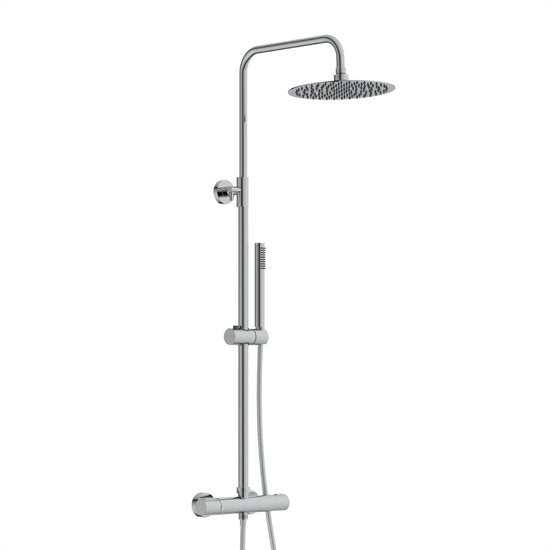 ENSEMBLE DE DOUCHE À PLUIE AQUADUCT AVEC ROBINET THERMOSTATIQUE, CHROMÉ