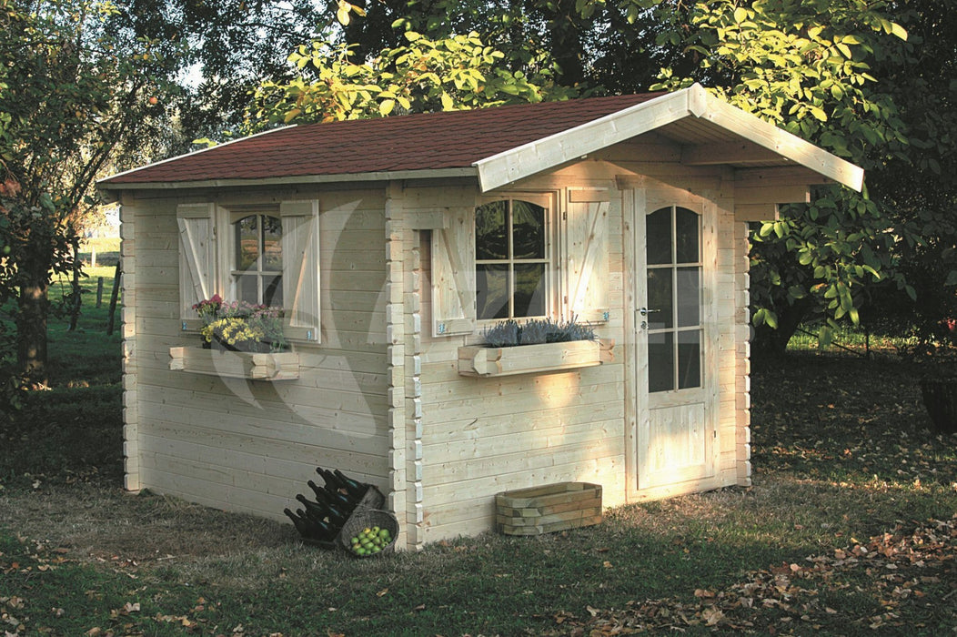 CHAMONIX 2980X2980 40MM (NIET BEHANDELD HOUT) EXCL.VLOER