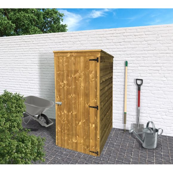 STORAGE MODERN 902X960 12MM (BEHANDELD HOUT) INCL.VLOER