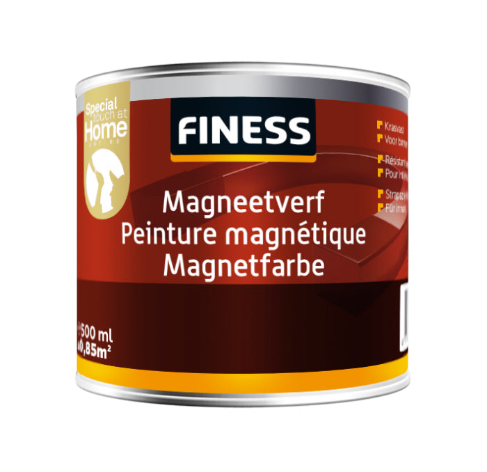 MAGNEETVERF ACRYL BI 500ML DONKERGRIJS