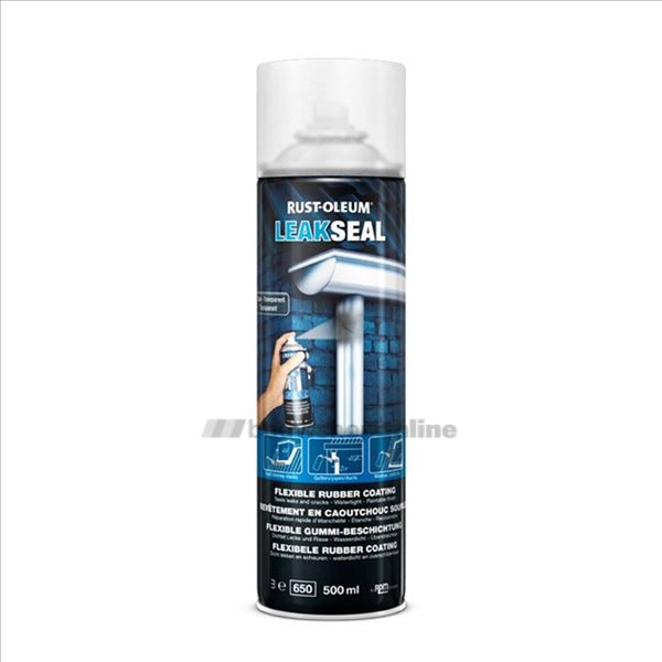 RUST-OLEUM LEAKSEAL® REVÊTEMENT EN CAOUTCHOUC FLEXIBLE TRANSPARENT 500ML