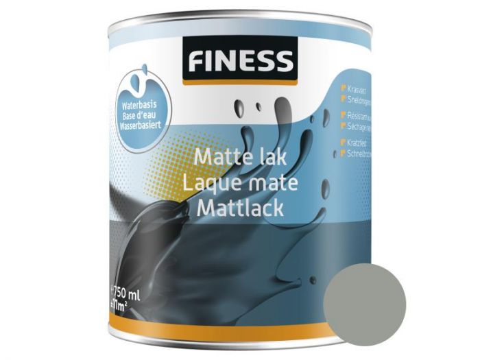 MATTE LAK 750ML WINTER GRIJS ACRYL WATERBASIS BI