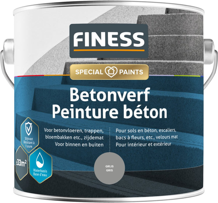 PEINTURE BÉTON FINESS 2,5L 1457 GRIS