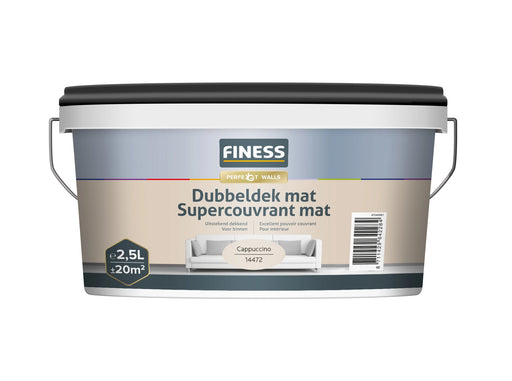 FINESS DUBBELDEK MAT 2,5L 14472 CAPPUCCINO