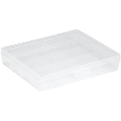 BOITE ASSORTIMENT Q-LINE 16 COMPARTIMENTS TRANSPARENT