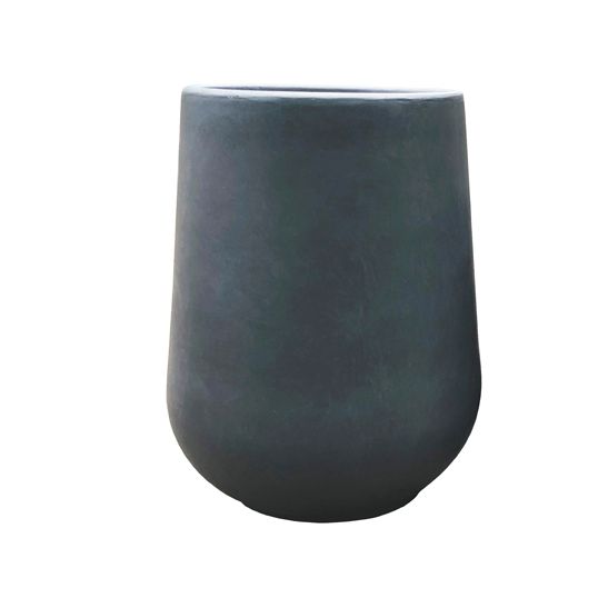 E'LITE POT BASIC ROUND GRANITE-CLAYFIBRE D30XH20