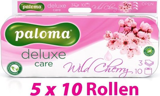 PAPIER TOILETTE PALOMA CERISE SAUVAGE