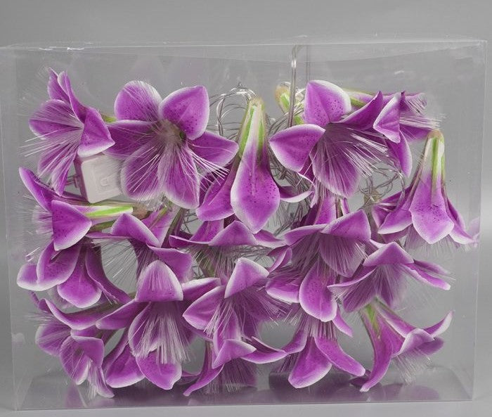 LOTUS FLOWER 20PCS PLUG IN-600-LED-PURPLE