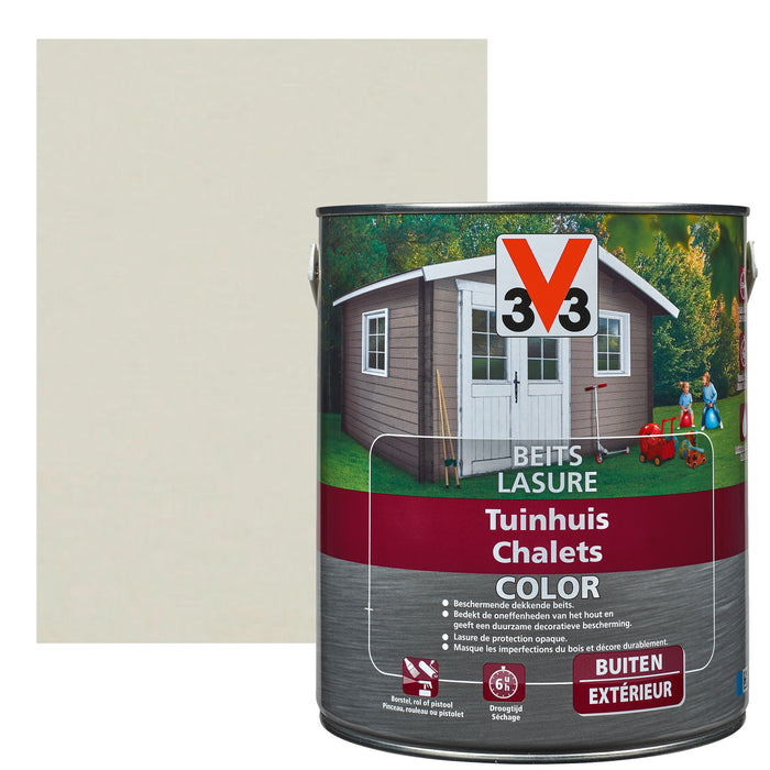 V33 LAZUUR TUINHUIS COLOR SATIJN SALAR GREY 2.5L 047399