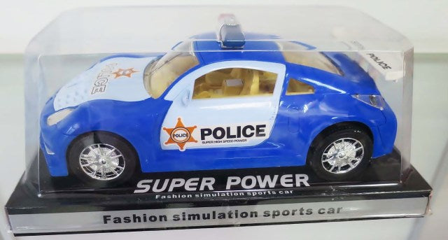 VOITURE 28CM FRICTION POLICE PVCB