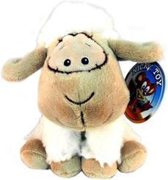 pluchen schaap 14 cm