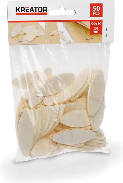 LAMELLENDEUVELS 55X19X4MM 50ST