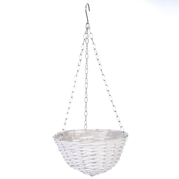 HANGINGBASKET WIT D30CM